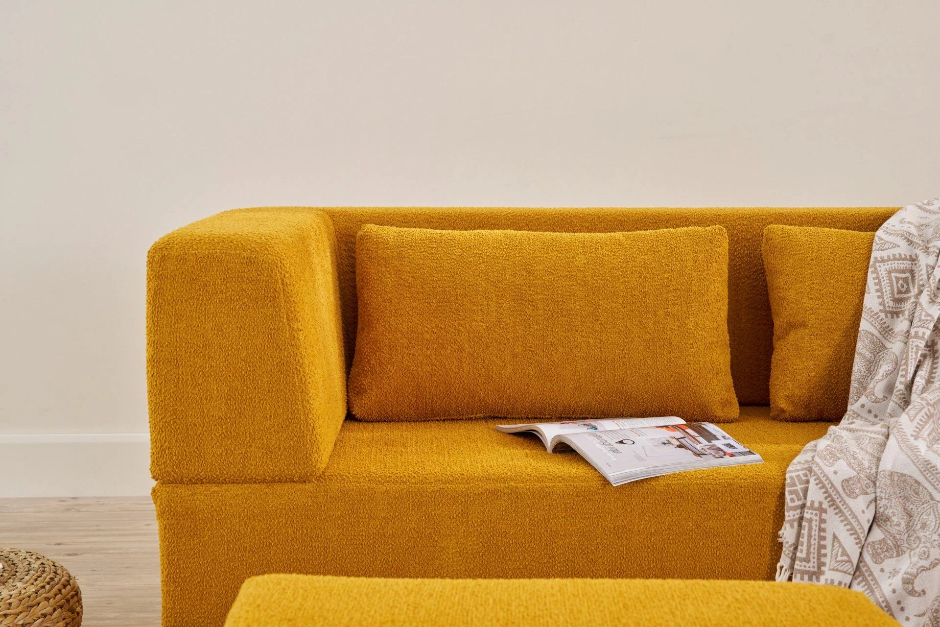 Divan-dyshek dy ulëse, ngjyrë portokalli, Atelier del Sofa, Pirgos