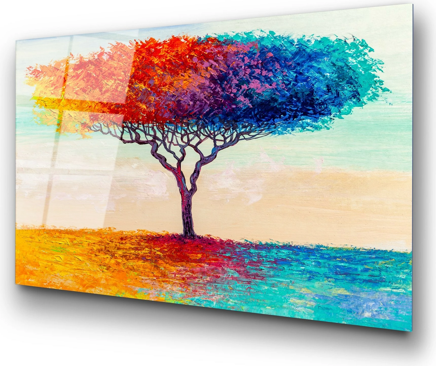 Pikturë dekorative prej xhami të temperuar, shumëngjyrëshe, Wallity UV-769, 70x100cm