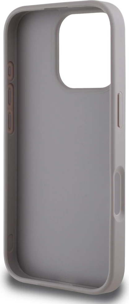 Mbështjellës Guess Grained Roses Big 4G logo për iPhone 16 Pro, vjollcë