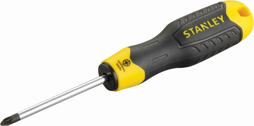 Kaçavidë Pozidriv Stanley 0-64-955 PZ1 75mm, e verdhë/zezë