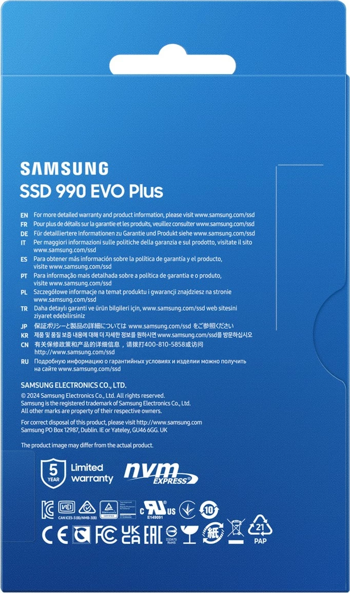 SSD Samsung MZ-V9S1T0, 1 TB, M.2, 7150 MB/s