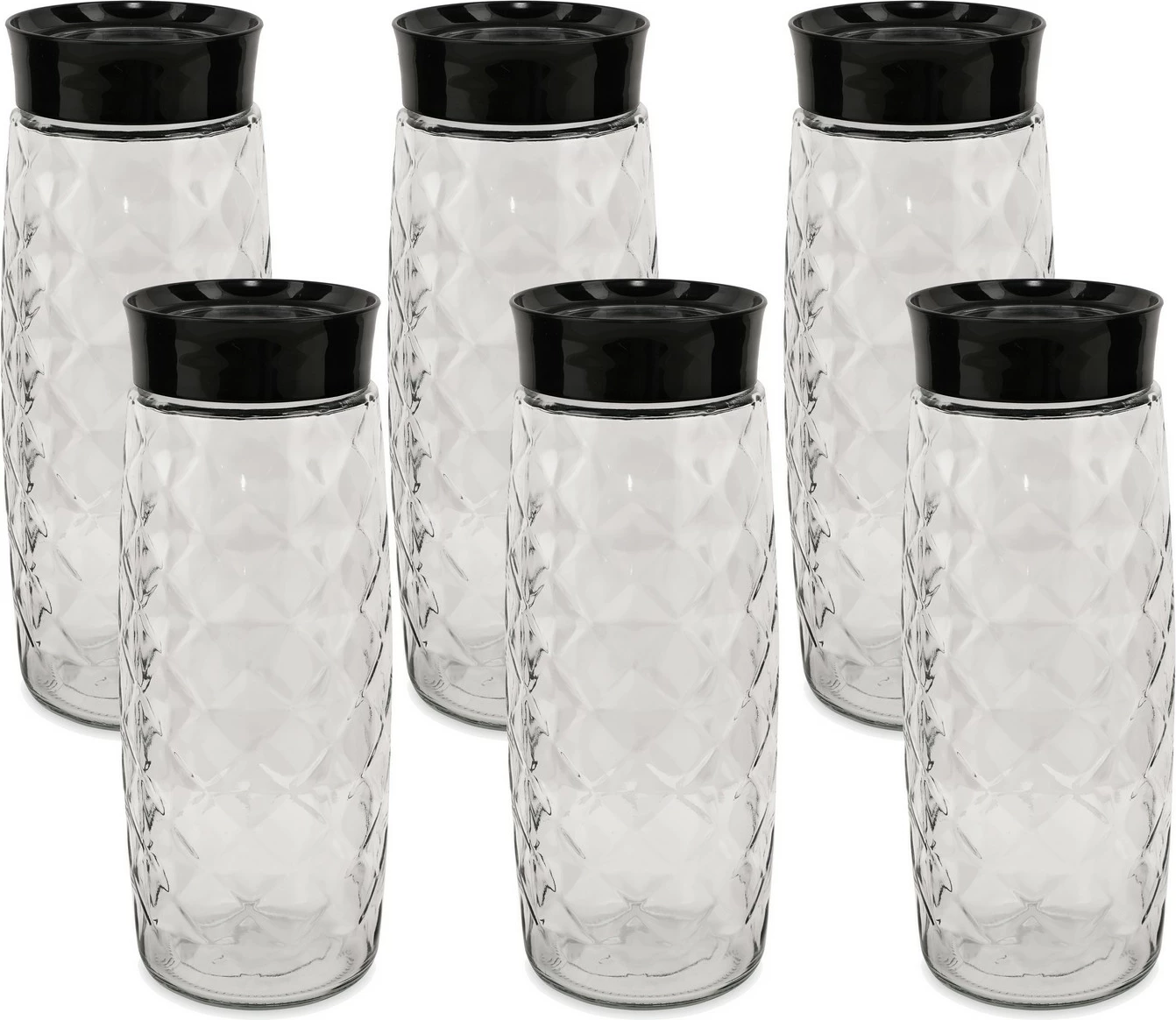 Set kavanozash (6 copë), Hermia Concept, C-00396