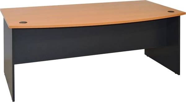 Tavolinë profesionale për zyre, 180x93.5x74.6, FH2017.01, ngjyrë gri-lisi