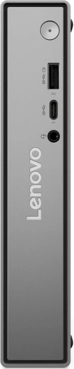 Kompjuter Lenovo ThinkCentre neo 50q Gen 5 Tiny Core 5 210H 16GB RAM 1TB SSD Windows 11 Pro, zi/argjendtë, me tastierë dhe Maus