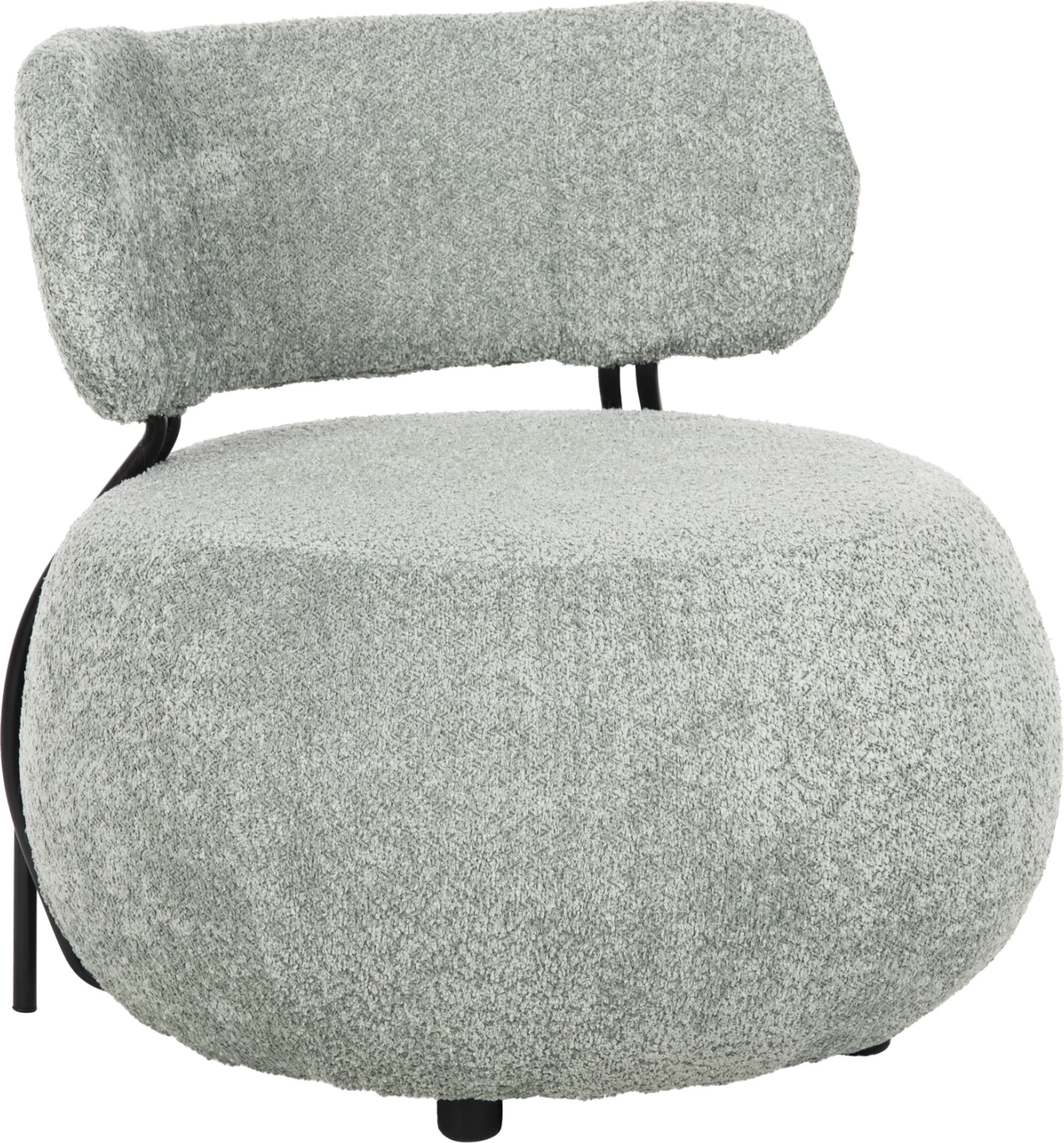 Karrige për lounge, ngjyrë fistik, KARSEN FH9598.05, 75x75x75H cm
