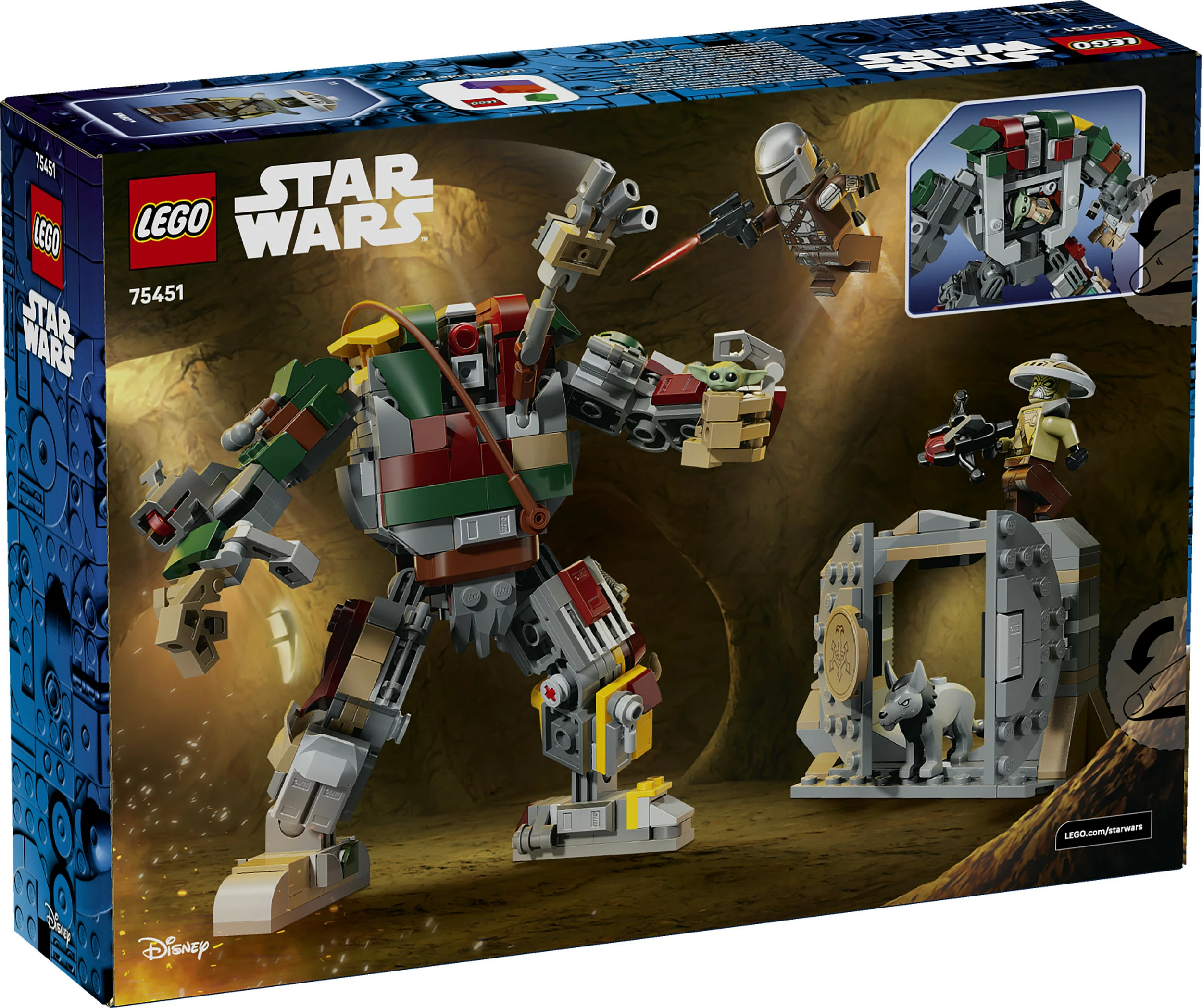Set ndërtimi LEGO Star Wars 75451 Hutt Palace Showdown, 415 copë, 9+