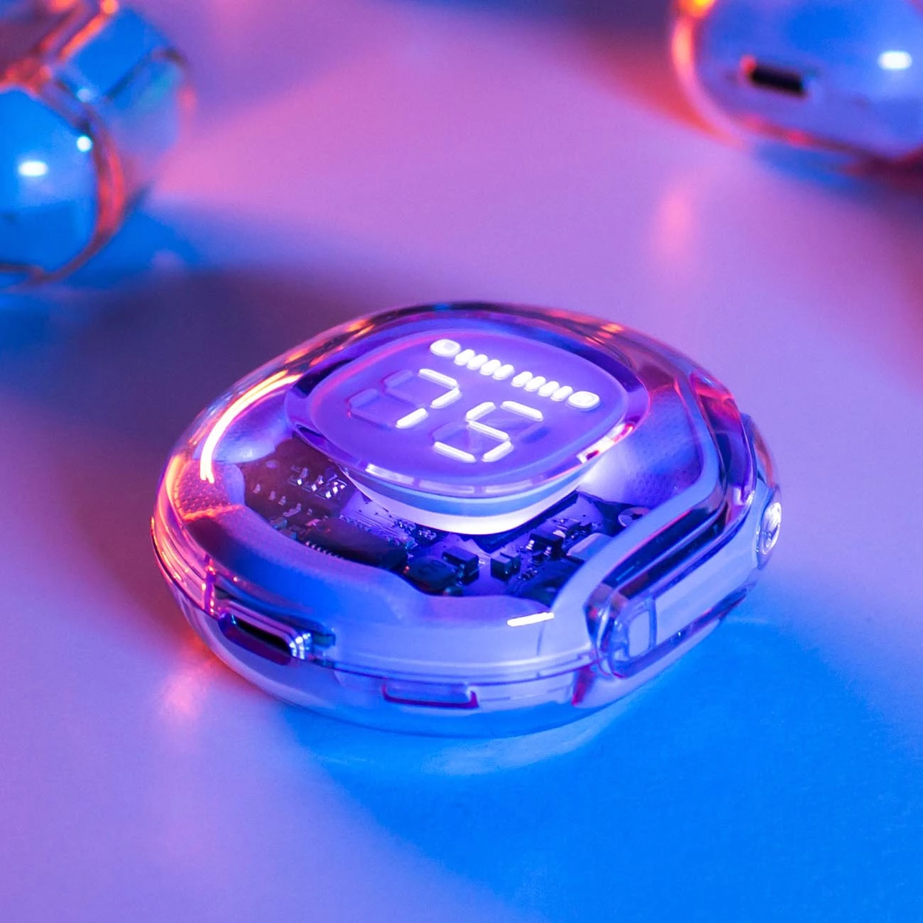 Kufje wireless Acefast T8, TWS, Bluetooth 5.3, 30 orë, rozë