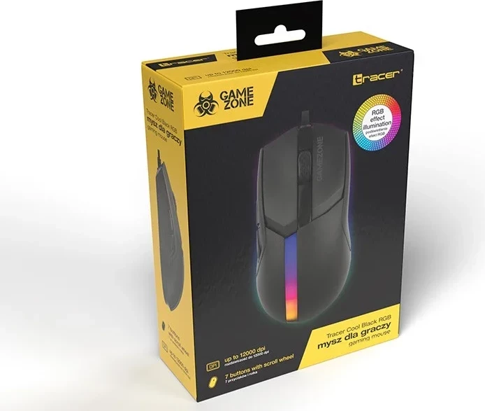 Maus Tracer GameZone COOL, RGB, 12,000 dpi, i zi