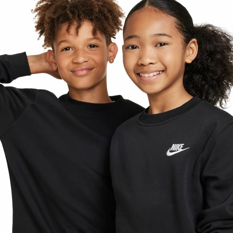 Duks për fëmijë Nike Sportswear Club Fleece FD3006 010, i zi [Madhësia: XL]