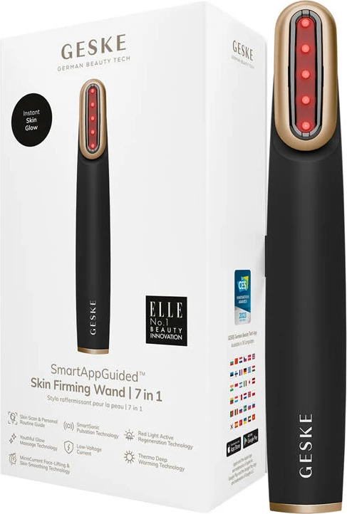 Pajisje për forcim fytyre Geske 7in1, GK000068GY01, silikon, gri