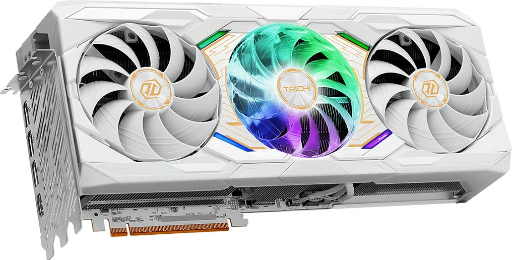 Kartelë grafike ASRock Radeon RX 9070 XT Taichi White, 16GB GDDR6, 3 fana, PCIe 5.0, e bardhë