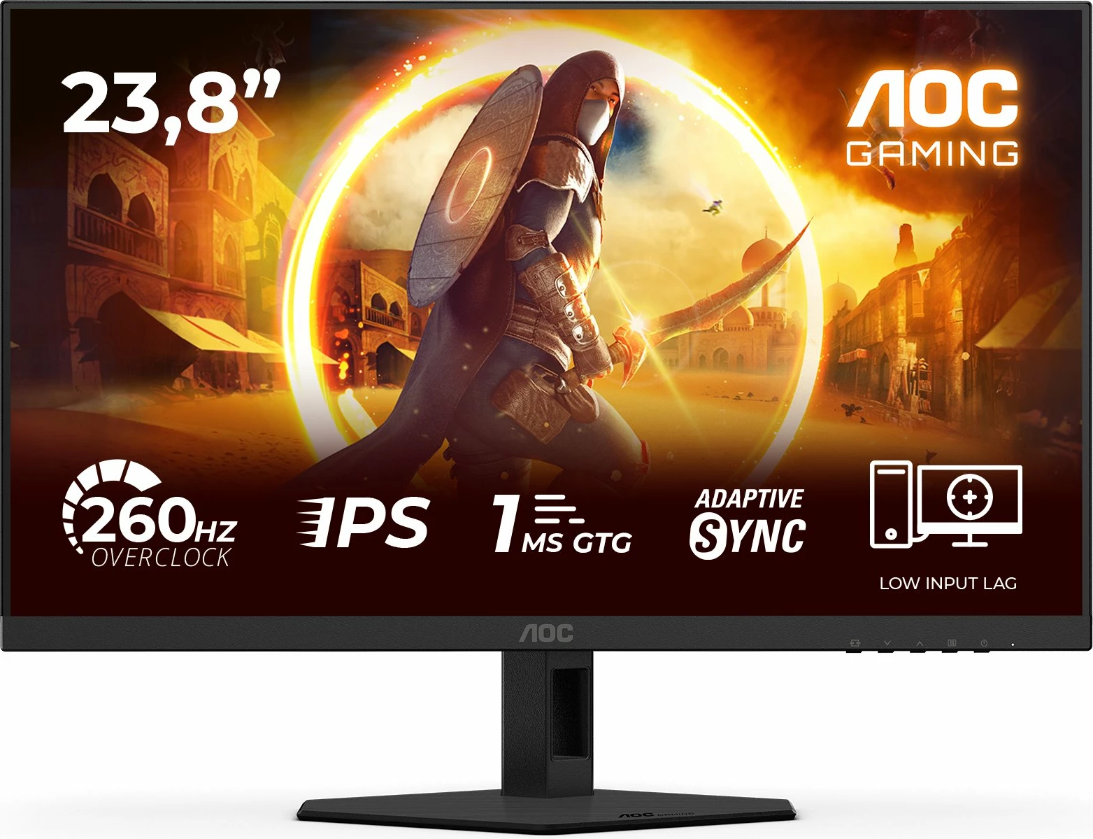 Monitor AOC 24G4ZRE 23.8" Full HD 260Hz IPS 0.3ms, i zi