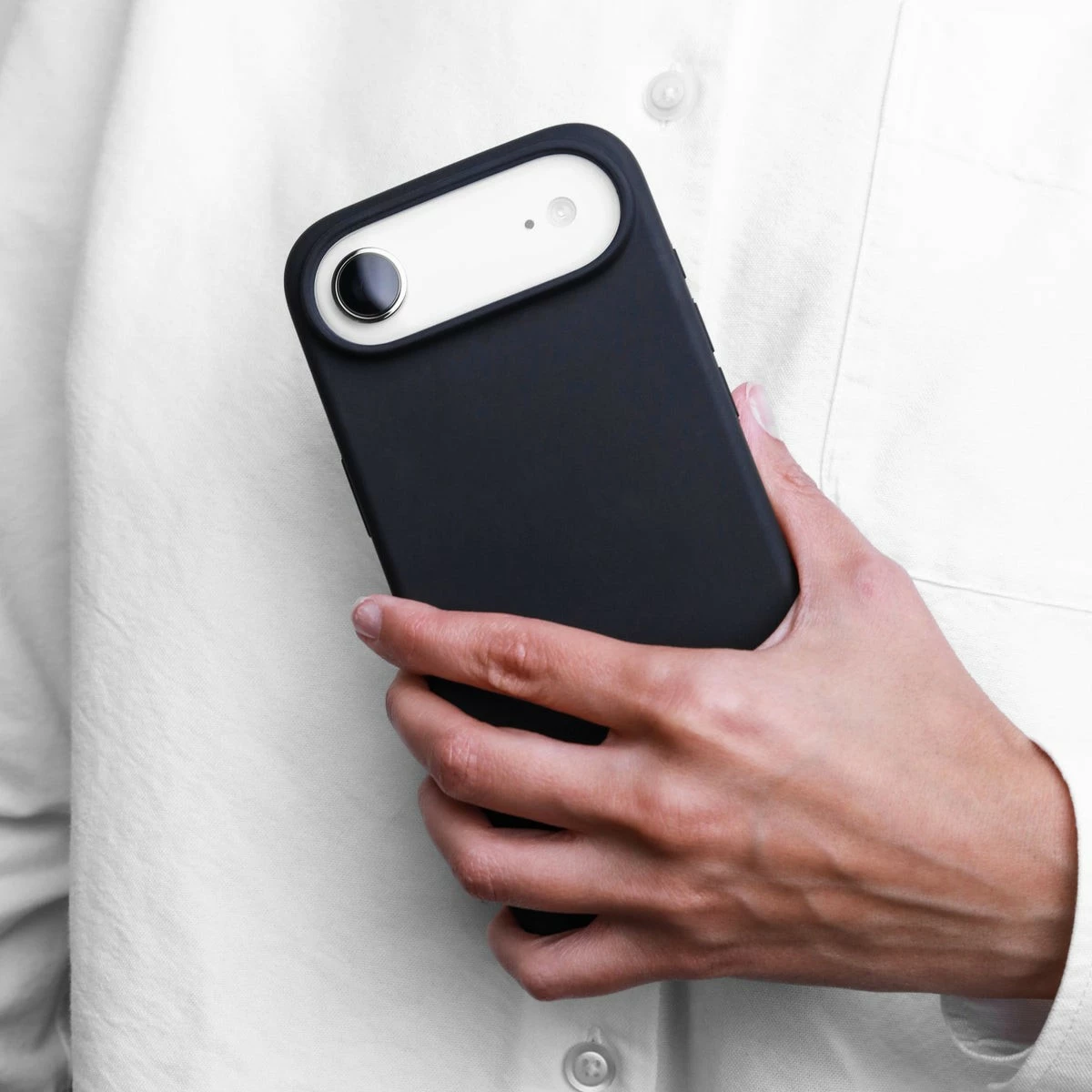 Mbështjellës Vonmählen Soft Silicone Case për iPhone 17 Air navy
