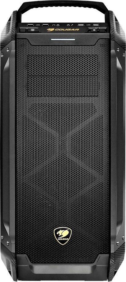 Kasë Cougar Panzer Max midi tower, e zezë
