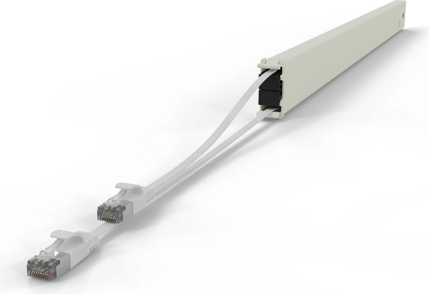 Kabllo rrjeti PATCHBOX patchbox.one Cassette 46RU, Cat6a STP, 2.5m RJ-45, e bardhë