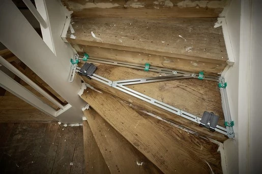 Mjet për shkallë Wolfcraft, 5210000, Çelik inox, E zezë