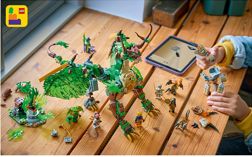 Set ndërtimi LEGO NINJAGO 71859 The Dragon of Life, 1050 copë, multikolor
