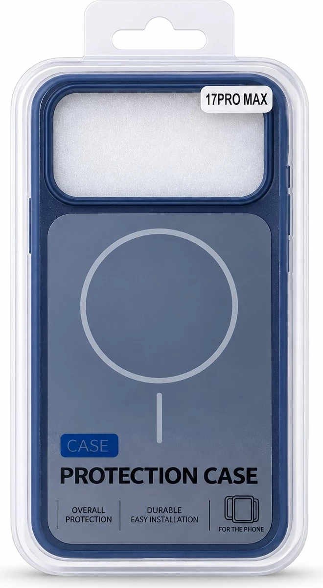 Mbrojtëse për iPhone 17 Pro Max – Blu e Errët