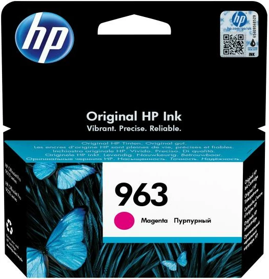 Kartush bojë, HP, 963 (3JA24AE), origjinal, magenta