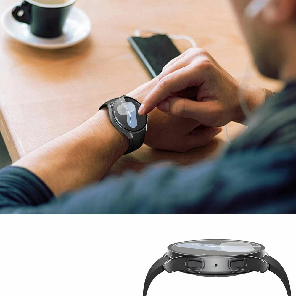 Mbështjellës Tech-Protect Defense360 për Samsung Galaxy Watch 4/5/FE 40mm, Transparent