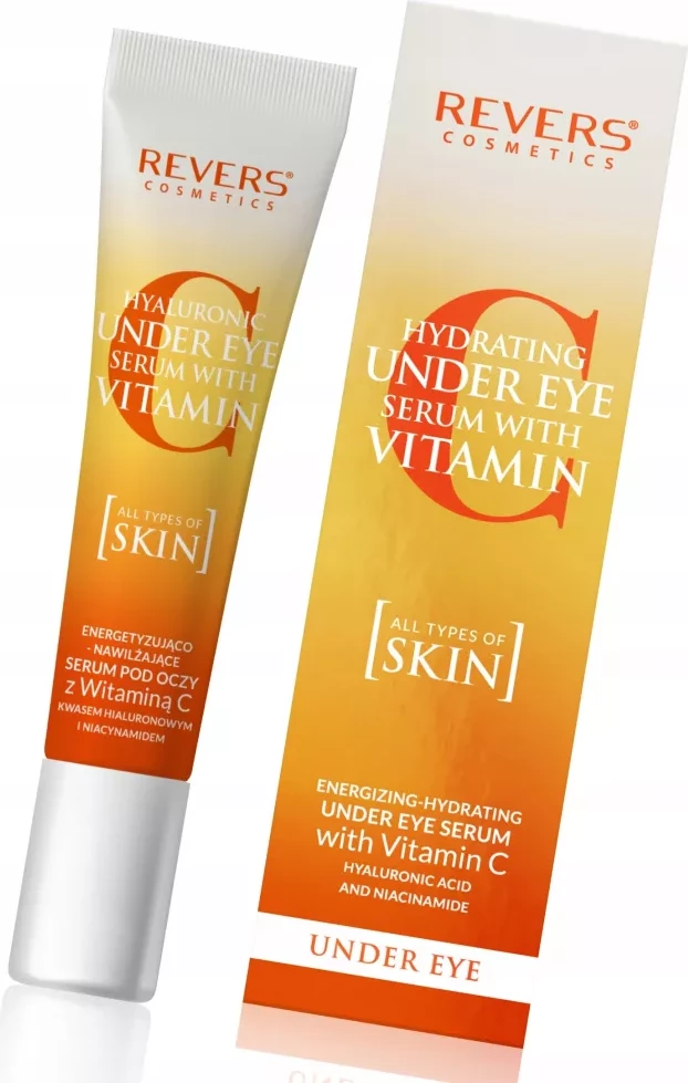 Energizing-hydrating under eye Serum with Vitamin C, hyaluronic acid and niacinamide