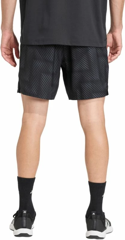 Shorce për meshkuj adidas Tech Intensity Aop KB3123, të zeza