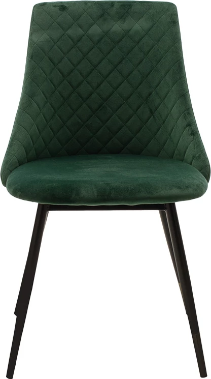 Karrige Giselle kadife e gjelbër-këmbë e zezë