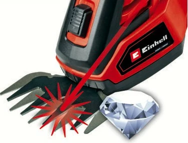 Gërshërë shkurresh Einhell GE-CG 18/100 Solo, Li-Ion 18V, e zezë/kuqe