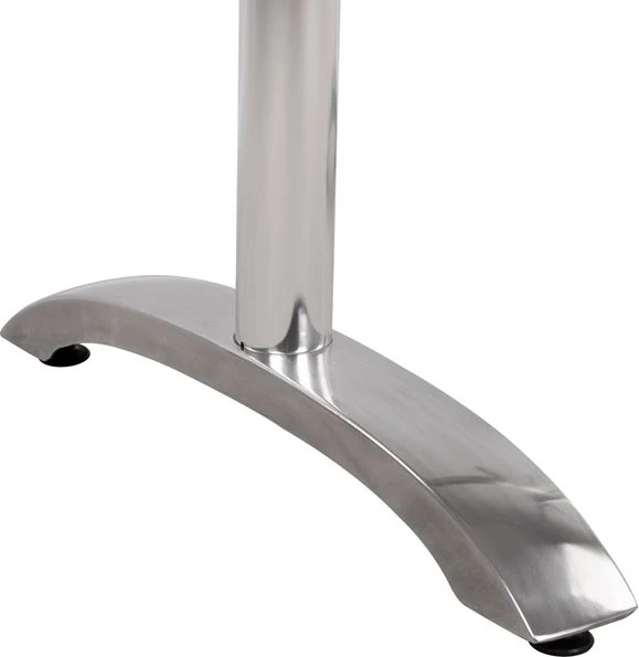 Bazë alumini me 2 këmbë, kromuar, FH461.03, 78x60x73 cm