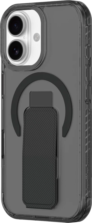 Mbështjellës AmazingThing Titan Pro Holder për iPhone 17, i zi, me mbajtëse, MagSafe