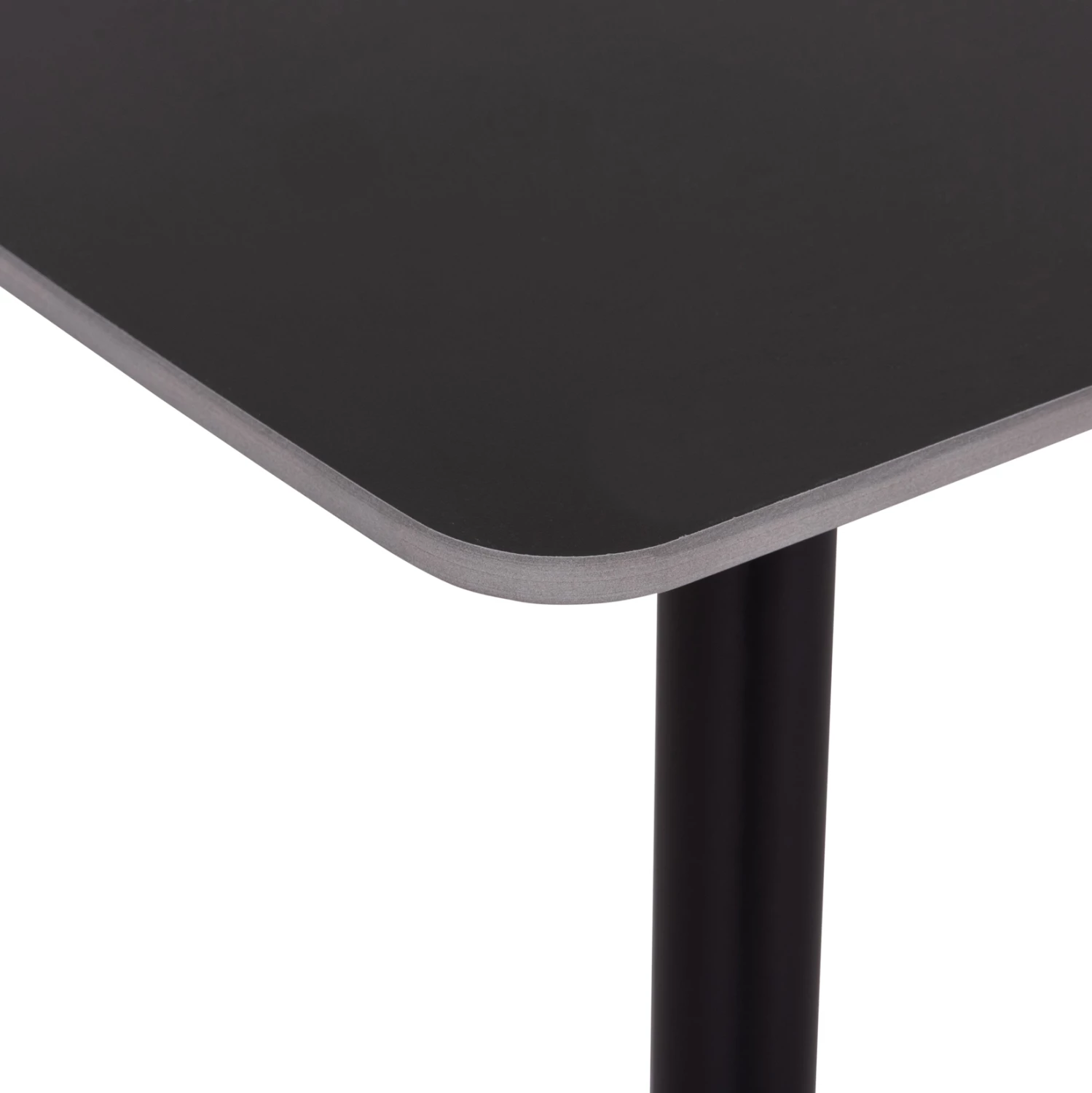 Tavolinë ngrënieje RAVEN, sipërfaqe qeramike, pamje mermeri të zi, 160x80x74cm