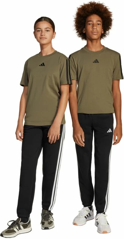 Pantallona sportive fëmijë adidas Essentials JJ3540, të zeza [Madhësia: 140 cm]