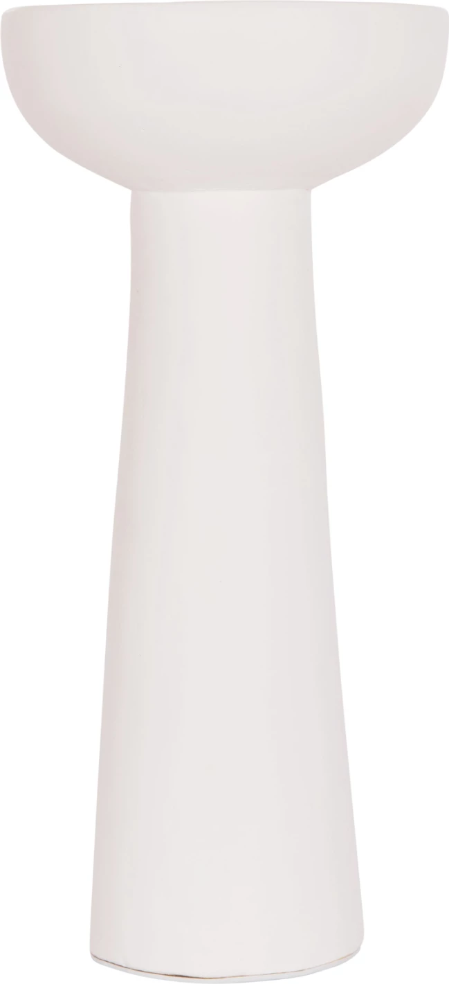 Vazo dekorative tavoline LEKKAN, terrakotë e bardhë, FH4664.02L, 18x38cm