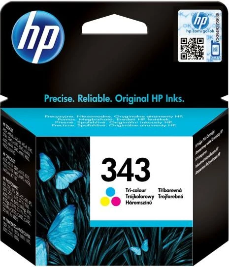 Fishek boje, HP, 343 C8766EE, tri-color, origjinal