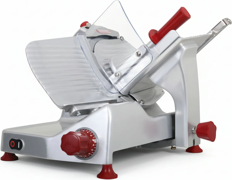 Makinë prerëse Berkel Pro Line XS25, metalike, argjend/kuqe