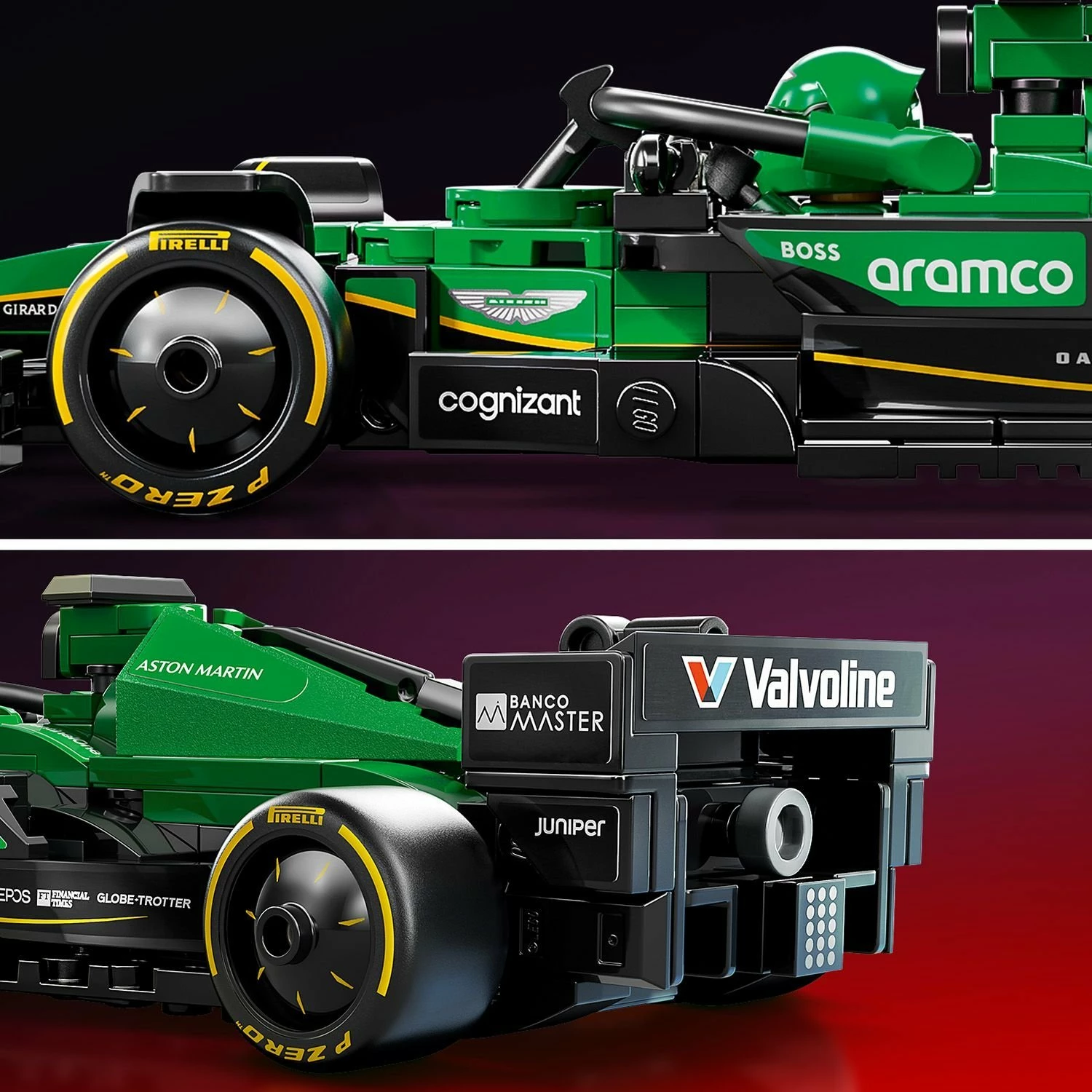 Set LEGO Speed Champions F1 Aston Martin Aramco AMR24 77245, 269 copë, jeshile