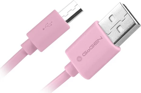Lidhje Mikro Usb GOGEN GOGMICUSB100MM13 (Pembe, 0.9m)