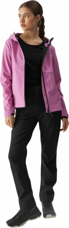 Jakne softshell 4F femra, rozë
