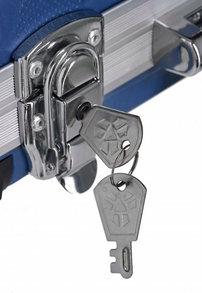 Set çelësash me llokma Scheppach TB170 135 copë, 1/4\" & 3/8\", Cr-V, me kuti veglash, argjendtë/blu