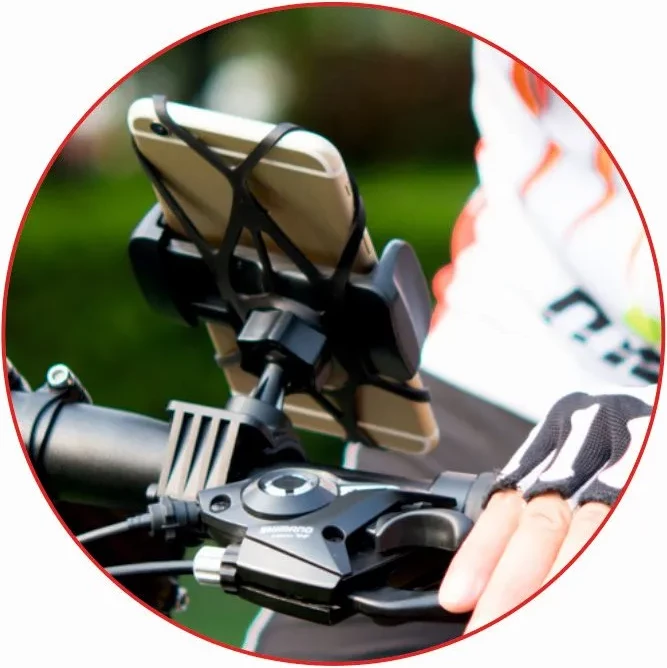 Mbajtëse për celular në biçikletë Swissten, S-GRIP BCCL1, e zezë