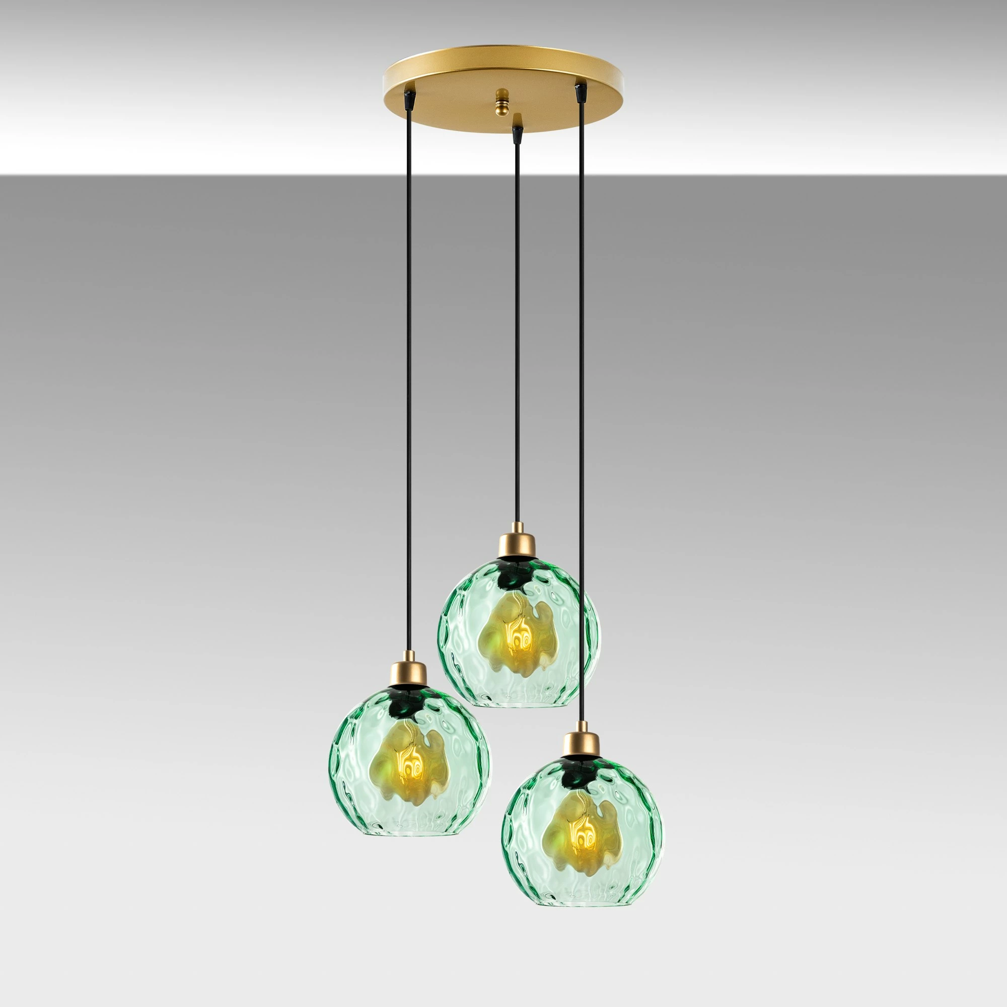 Llambë tavani Opviq, Benek, ngjyrë e gjelbër, 44x44x120cm