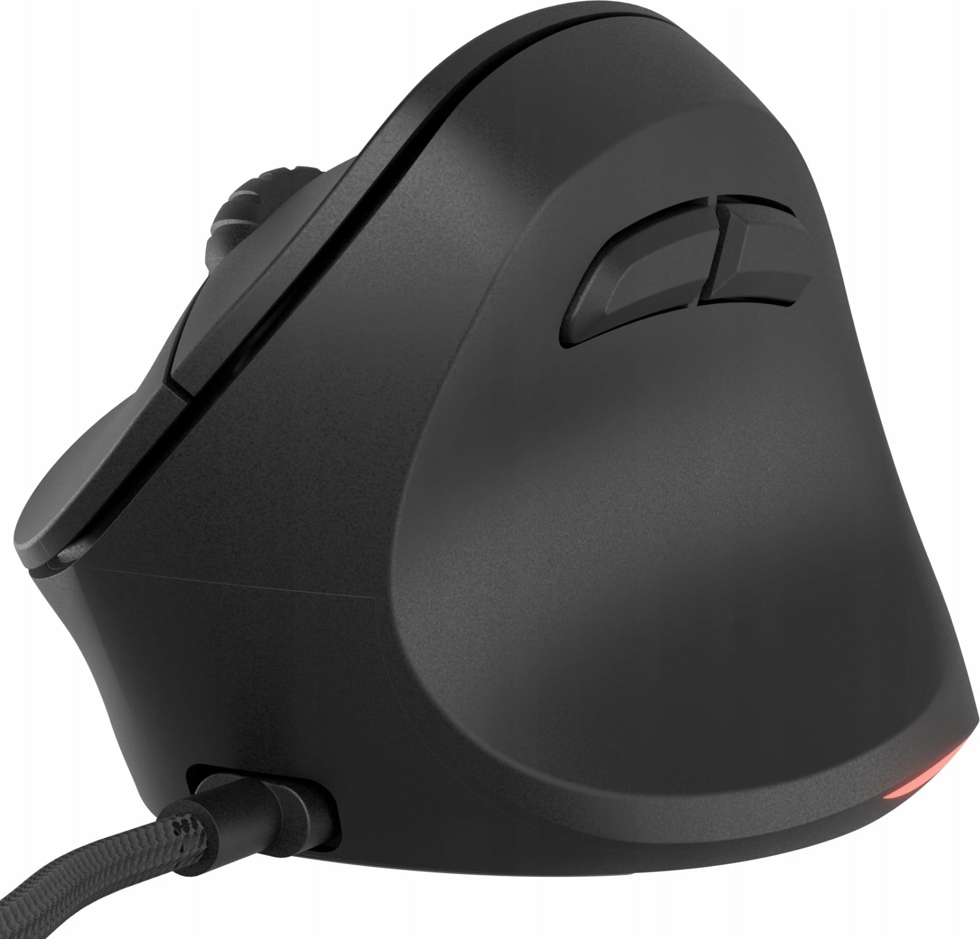 Maus Natec Crake 2 Pro NMY-2272 12800 DPI, me kabllo USB, vertikal, 6 butona, RGB, i zi
