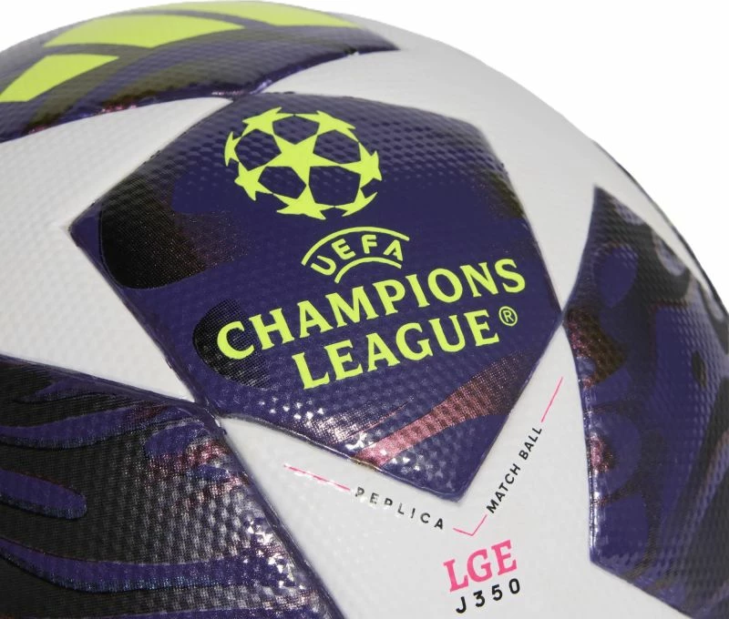 Top futbolli adidas UCL 25/26 Final League J350, i bardhë/vjollcë
