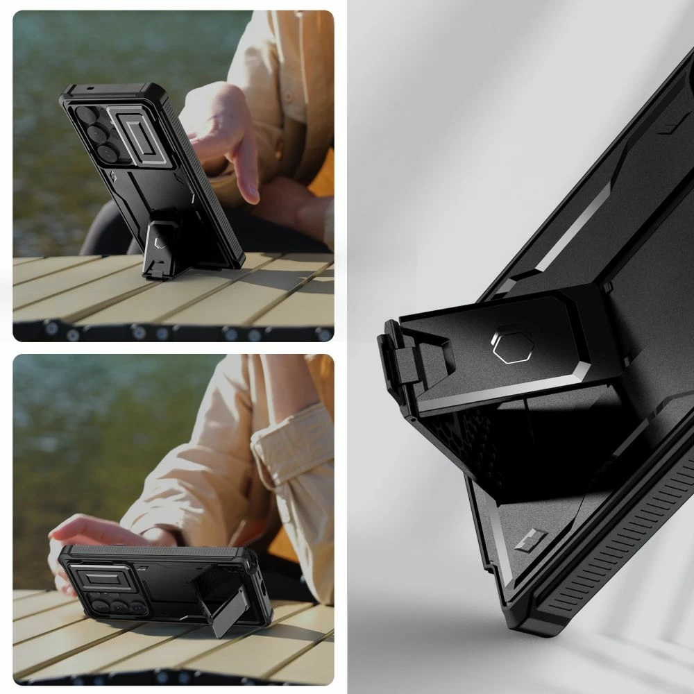 Mbështjellës Tech-Protect Kevlar Cam+ për Samsung Galaxy S25 Ultra, i zi