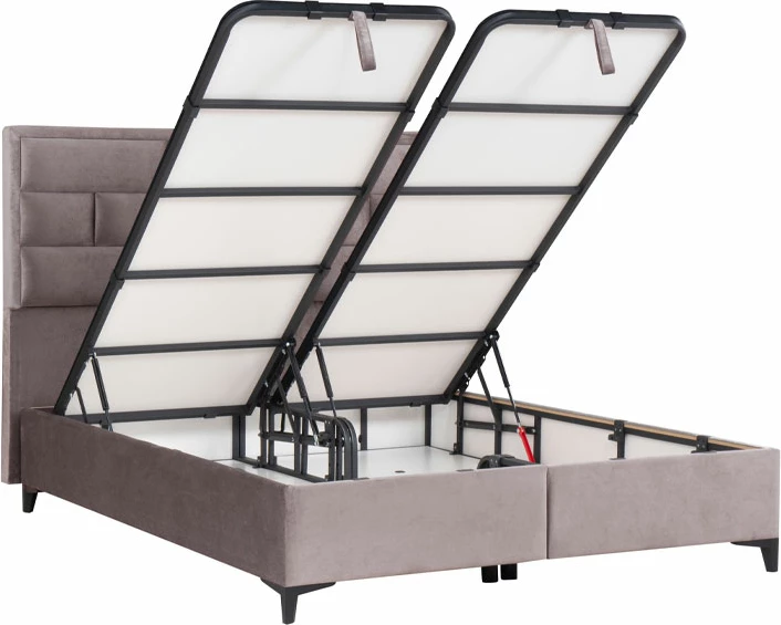 Krevat Brick me hapësirë për depo, ngjyrë kërpurdhe 05-450, 215x165x121, për dyshek 160x200cm