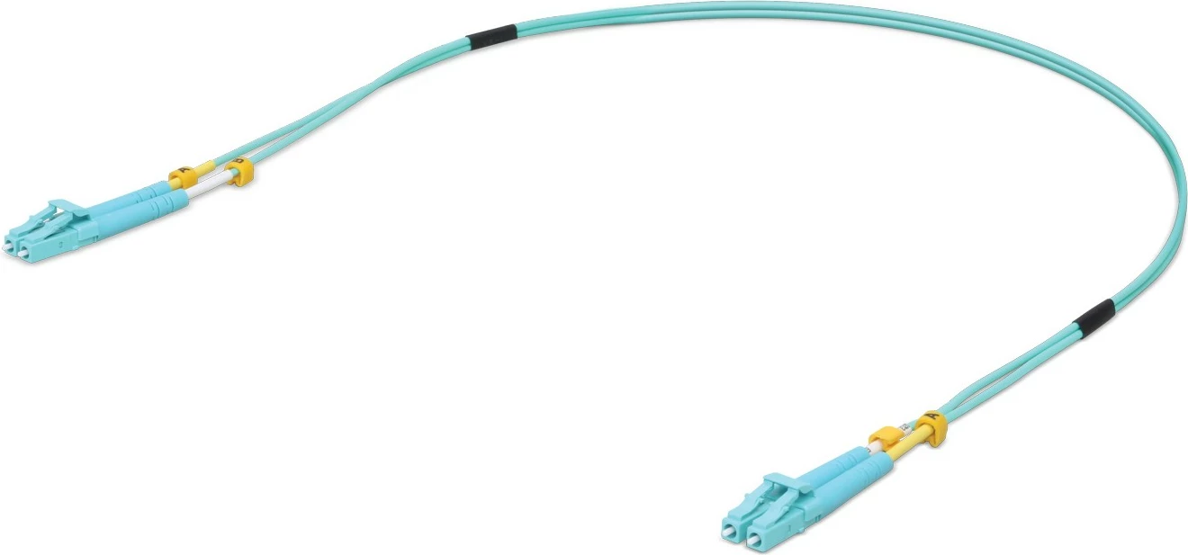 Kabëll optik Ubiquiti UACC-OFC-MM-0.5M, 0.5 m, LC/LC, OM3, ngjyrë aqua