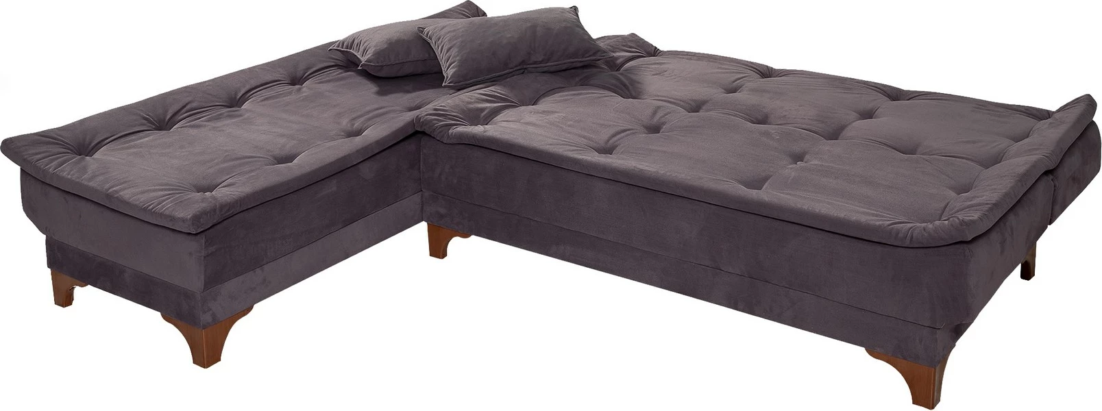 Kënd-sofa krevati Atelier del Sofa, kënd majtas, ngjyrë antracit
