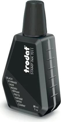 Boje për vula Trodat 7011, e zezë, 28ml