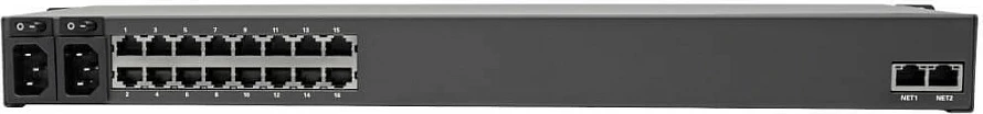 Server konzole serike Eaton Tripp Lite Series 16-Port, 1U Rack/Desktop, 4GB Flash, Dual GbE, 2x USB, i zi