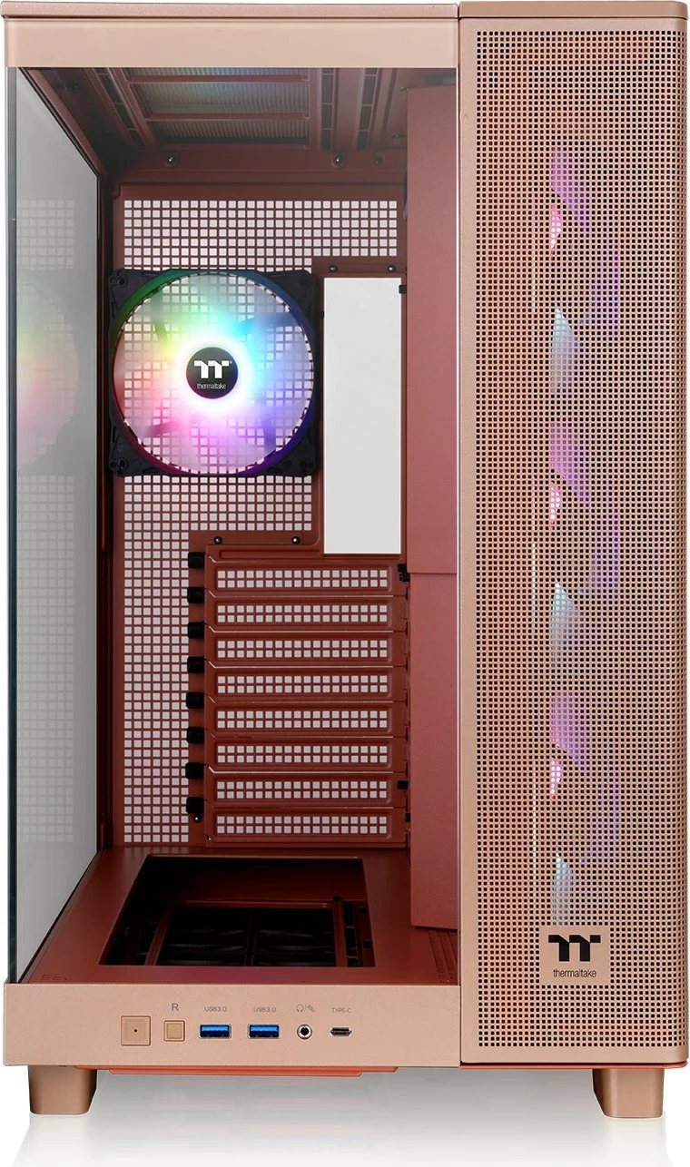 Kasë Thermaltake View 380 XL TG ARGB, Midi Tower, sand